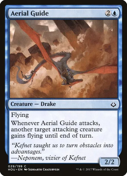 Aerial Guide, Magic card HOU 29 — Hour of Devastation set