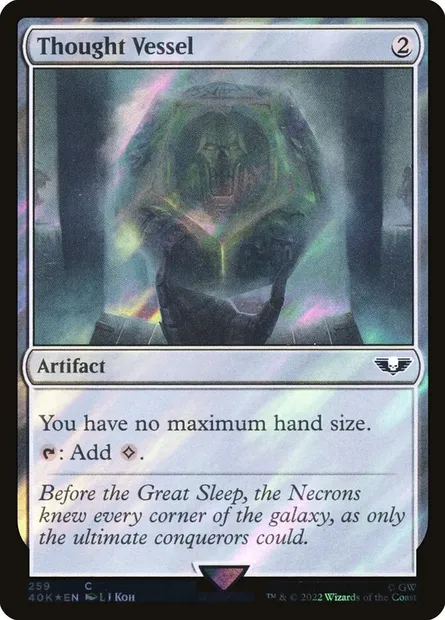 Thought Vessel, Magic card 40K 259★ — Warhammer 40,000 Commander set