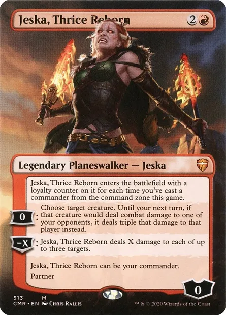 Jeska, Thrice Reborn, Magic card CMR 513 — Commander Legends set