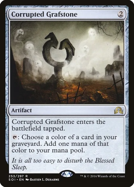 Corrupted Grafstone, Magic card SOI 253 — Shadows over Innistrad set