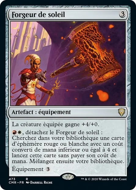Forgeur de soleil, carte Magic CMR 473 — extension Commander Legends