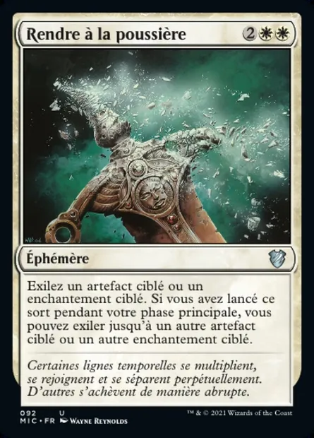Rendre à la poussière, carte Magic MIC 92 — extension Midnight Hunt Commander