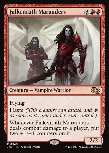 Falkenrath Marauders, Magic card J25 543 — Foundations Jumpstart set