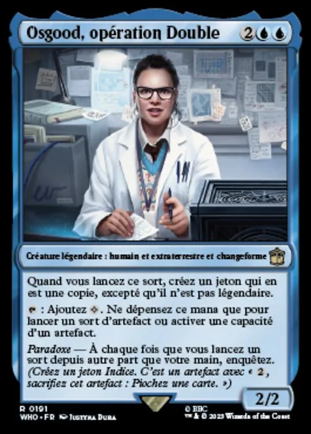 Osgood, opération Double, carte Magic WHO 191 — extension Doctor Who