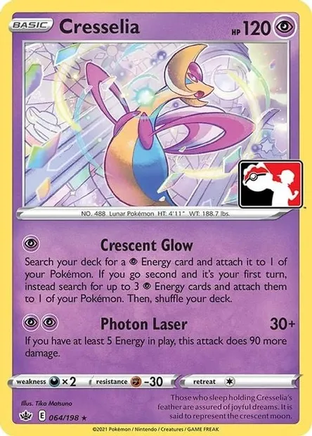 Cresselia, Pokémon card PPS 064 — Play! Pokémon Prize Pack Series set
