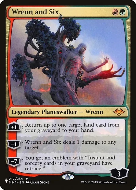 Wrenn et Six, carte Magic PLST MH1-217 — extension The List