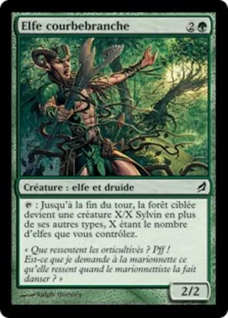 Elfe courbebranche, carte Magic LRW 204 — extension Lorwyn