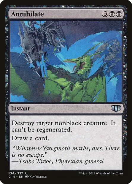 Annihilate, Magic card C14 134 — Commander 2014 set