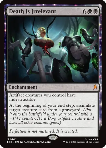 Death Is Irrelevant, carte Magic TRK 102 — extension Star Trek