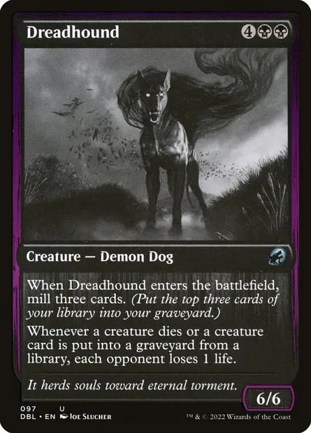 Dreadhound, Magic card DBL 97 — Innistrad: Double Feature set
