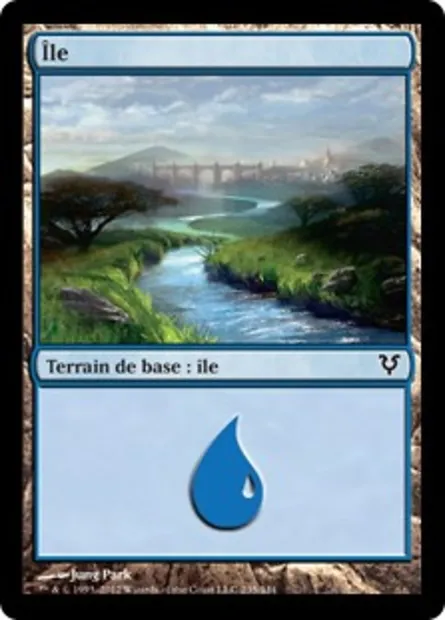 Île, carte Magic AVR 235 — extension Avacyn ressuscitée
