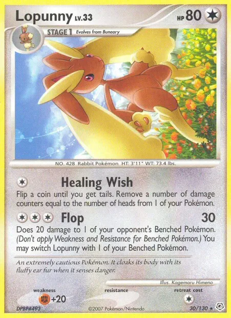 Lockpin, carte Pokémon DP 30 — extension Diamant & Perle