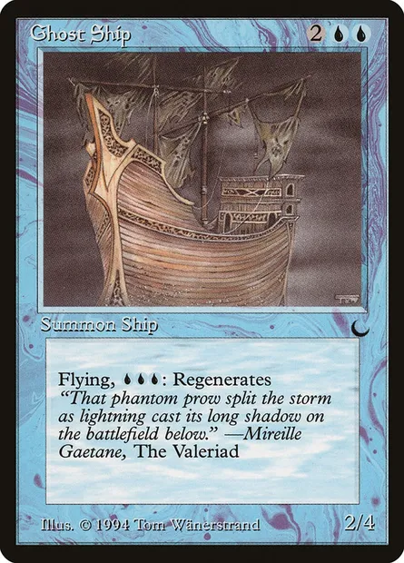 Ghost Ship, Magic card DRK 28 — The Dark set