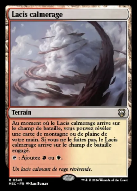 Lacis calmerage, carte Magic M3C 345 — extension Modern Horizons 3 Commander