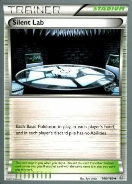 Silent Lab, Pokémon card WCD15 140 — World Championship Decks 2015 set