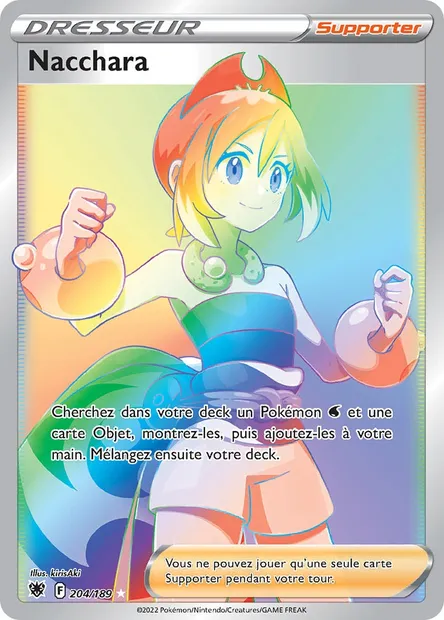 Nacchara, carte Pokémon ASR 204 — extension Astres Radieux