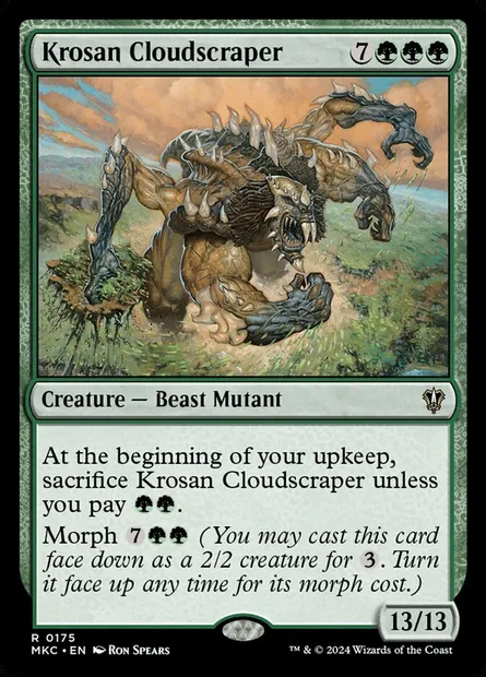 Krosan Cloudscraper, Magic card MKC 175 — Murders at Karlov Manor Commander set