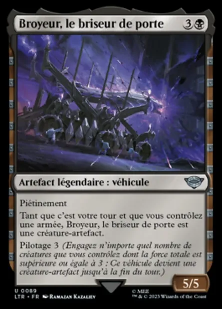 Broyeur, le briseur de porte, carte Magic LTR 89 — extension Le Seigneur des Anneaux : chroniques de la Terre du Milieu