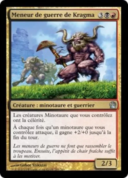 Meneur de guerre de Kragma, carte Magic THS 195 — extension Theros