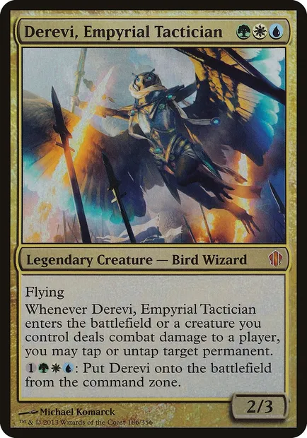 Derevii, tacticienne de l'empyrée, carte Magic OC13 186 — extension Commander 2013 Oversized