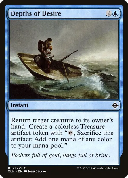 Depths of Desire, Magic card XLN 52 — Ixalan set