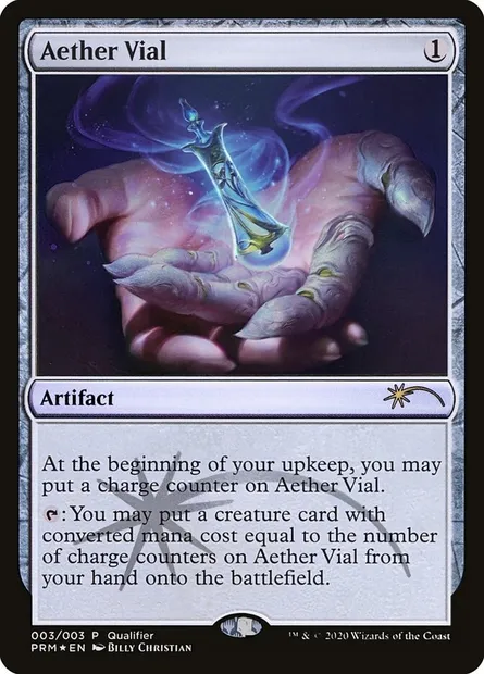 Aether Vial, Magic card PPRO 2020-3 — Pro Tour Promos set