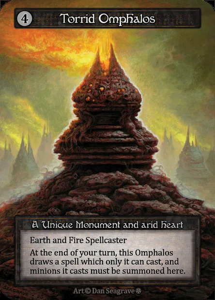 Torrid Omphalos, Sorcery card GOT 354 — Gothic set