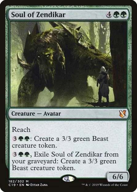 Soul of Zendikar, Magic card C19 182 — Commander 2019 set