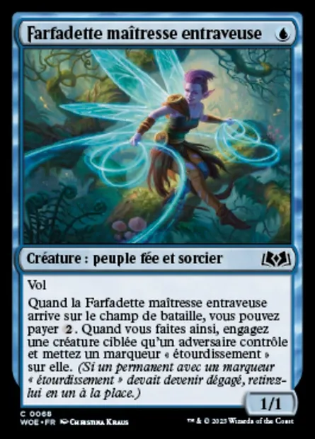 Farfadette maîtresse entraveuse, carte Magic WOE 68 — extension Wilds of Eldraine