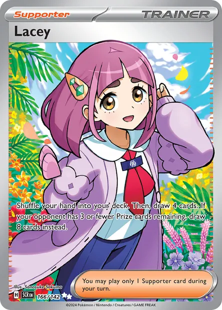 Lacey, Pokémon card SCR 166 — Stellar Crown set