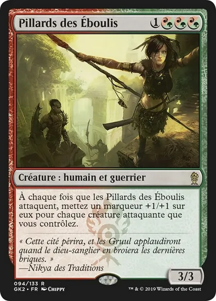 Pillards des Éboulis, carte Magic GK2 94 — extension RNA Guild Kit