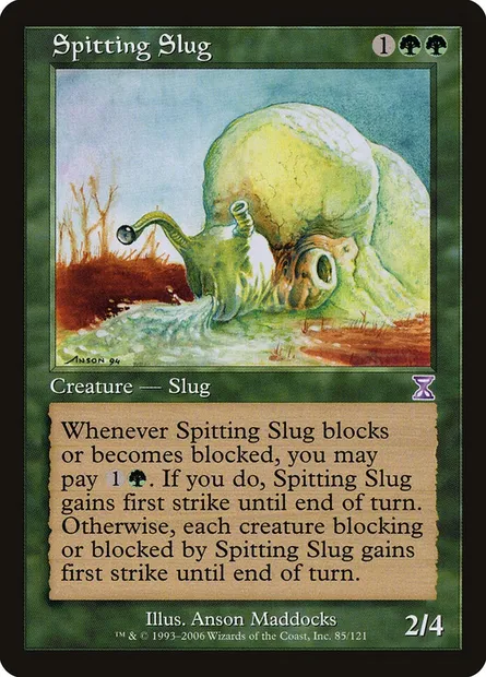 Limace cracheuse, carte Magic TSB 85 — extension Time Spiral Timeshifted