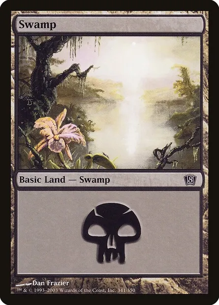 Marais, carte Magic 8ED 341★ — extension Huitième Edition