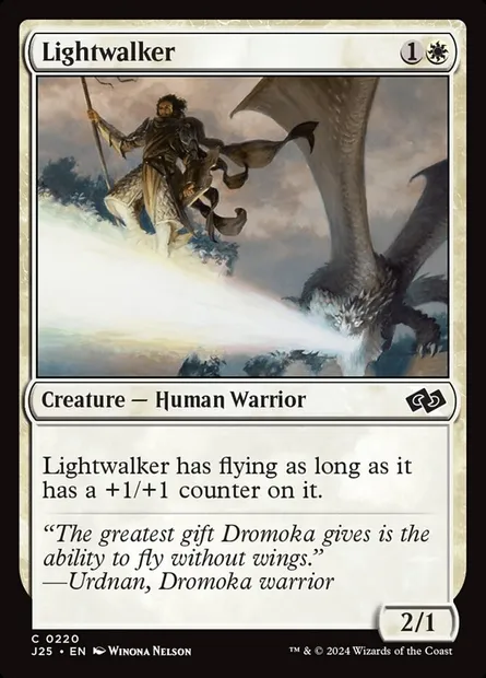 Lightwalker, Magic card J25 220 — Foundations Jumpstart set