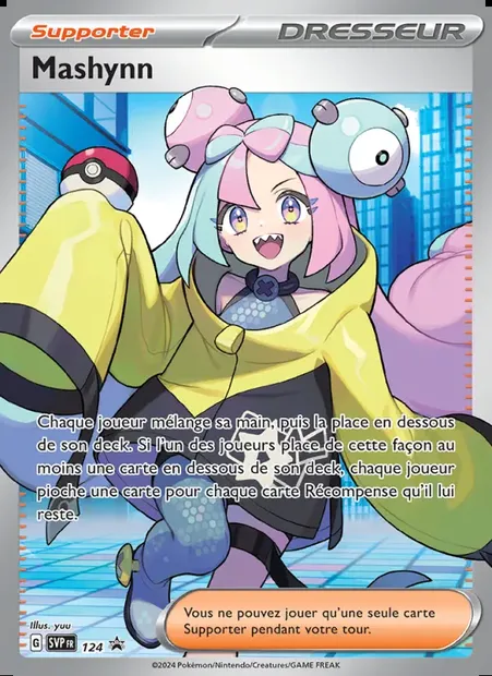 Mashynn, carte Pokémon PR-SV 124 — extension SVP Black Star Promos