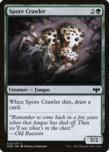 Spore Crawler, Magic card VOW 222 — Innistrad: Crimson Vow set