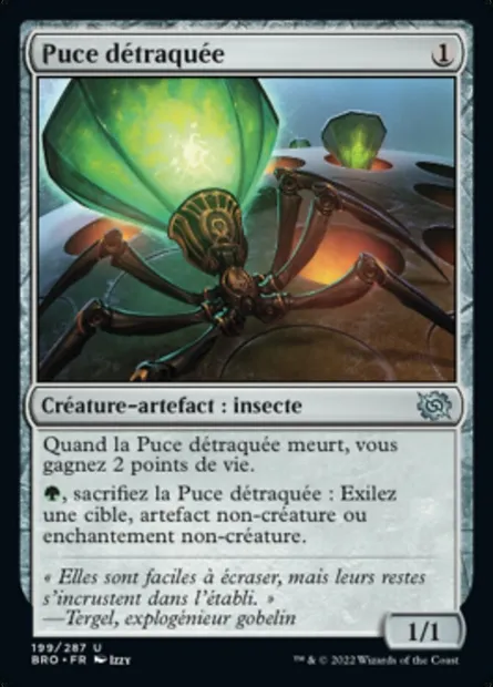 Puce détraquée, carte Magic BRO 199 — extension La Guerre Fratricide