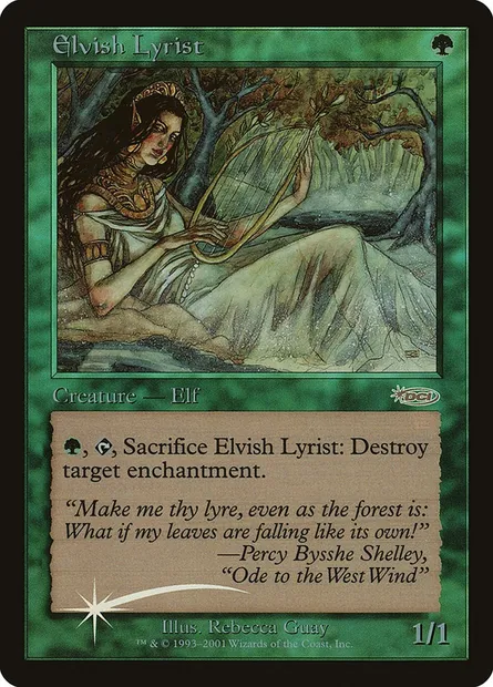 Elvish Lyrist, Magic card PSUS 5 — Junior Super Series set