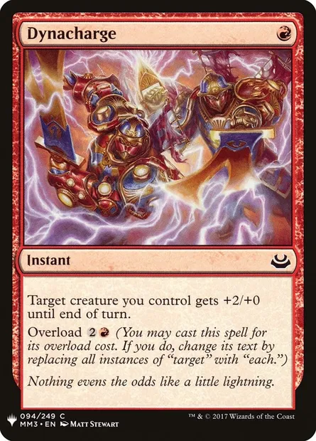 Dynacharge, carte Magic PLST MM3-94 — extension The List