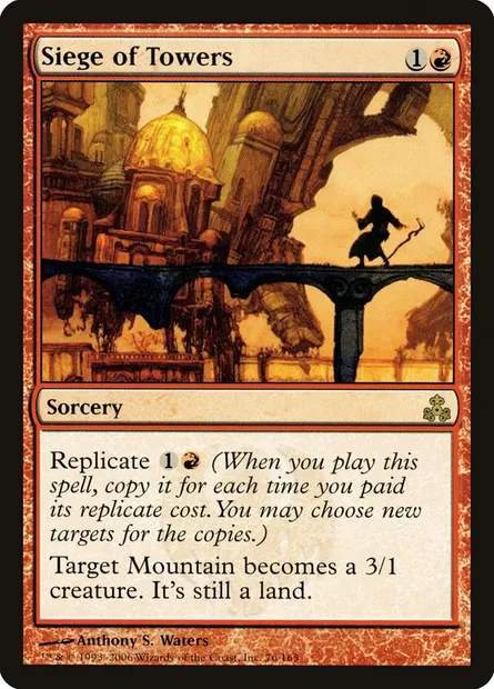 Siege of Towers, Magic card GPT 76 — Guildpact set