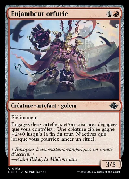 Enjambeur orfurie, carte Magic LCI 152 — extension The Lost Caverns of Ixalan