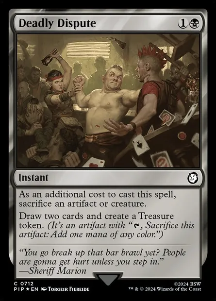 Deadly Dispute, Magic card PIP 712 — Fallout set