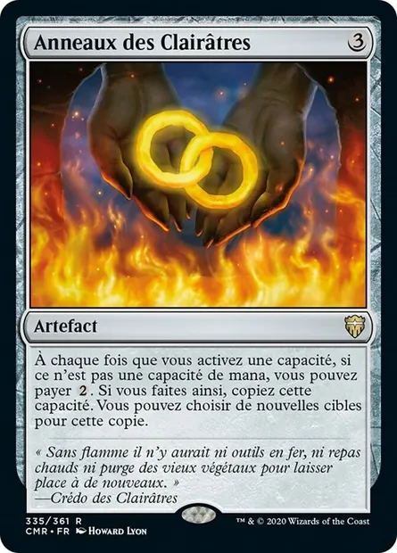 Anneaux des Clairâtres, carte Magic CMR 335 — extension Commander Legends