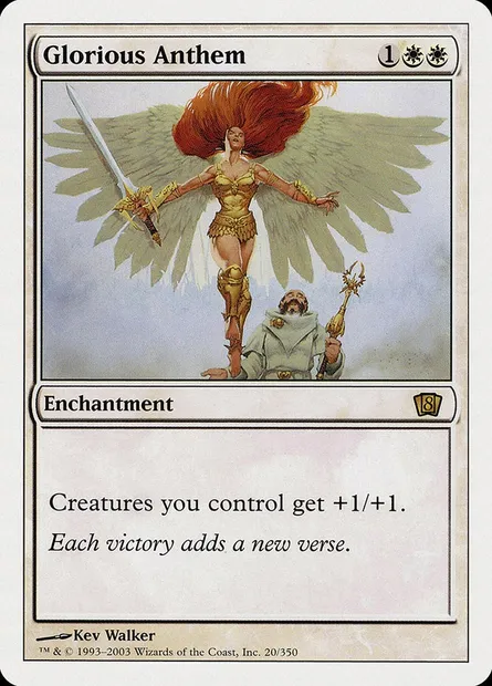 Glorious Anthem, Magic card 8ED 20 — Eighth Edition set