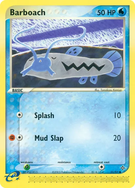 Barboach, Pokémon card DR 51 — Dragon set