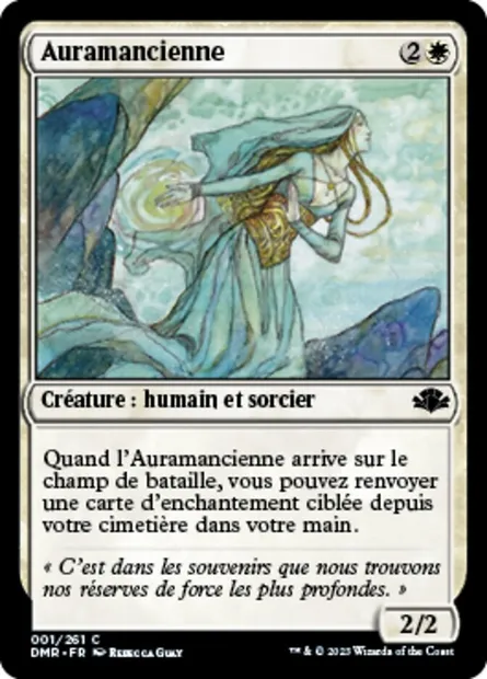 Auramancienne, carte Magic DMR 1 — extension Dominaria Remastered