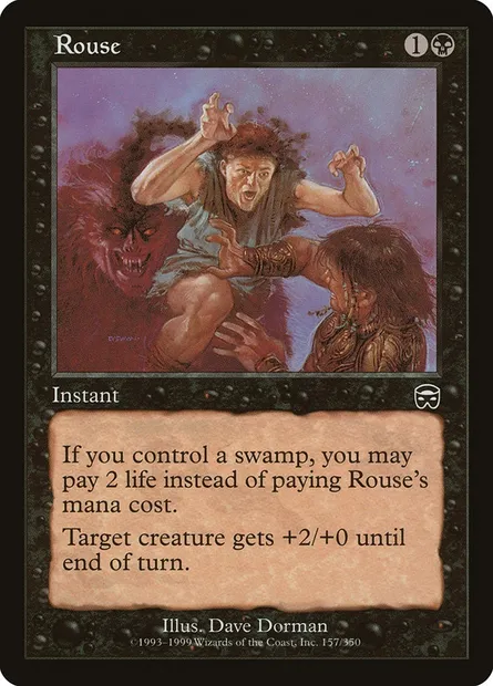 Rouse, Magic card MMQ 157 — Mercadian Masques set