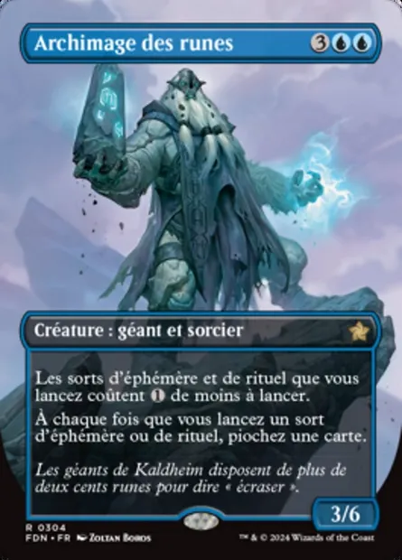 Archimage des runes, carte Magic FDN 304 — extension Foundations