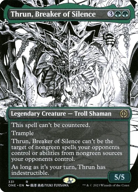 Thrun, Breaker of Silence, Magic card ONE 331 — Phyrexia: All Will Be One set