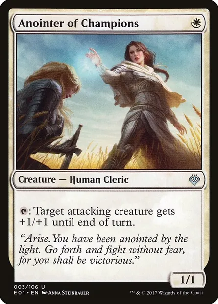 Anointer of Champions, Magic card E01 3 — Archenemy: Nicol Bolas set